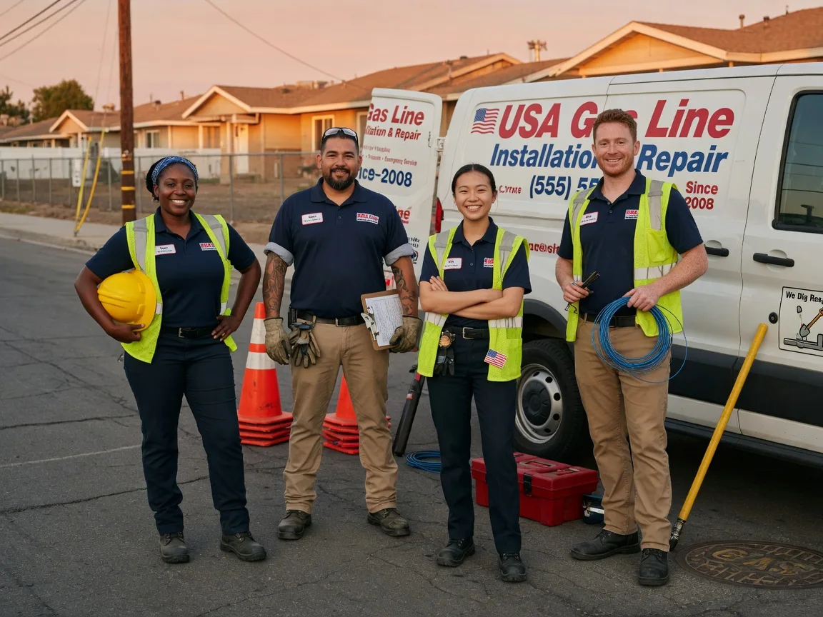 Gas Line Installation company in The Plains, OH